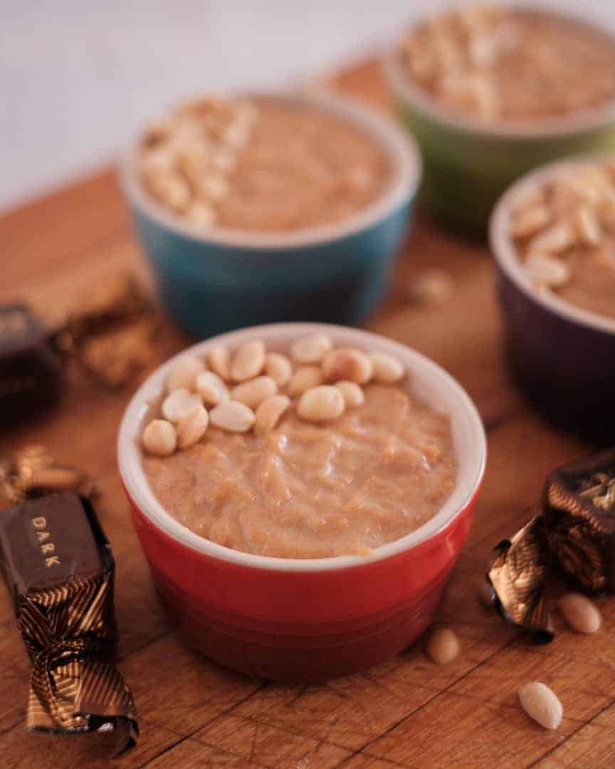 Creamy Vegan peanut butter mousse image